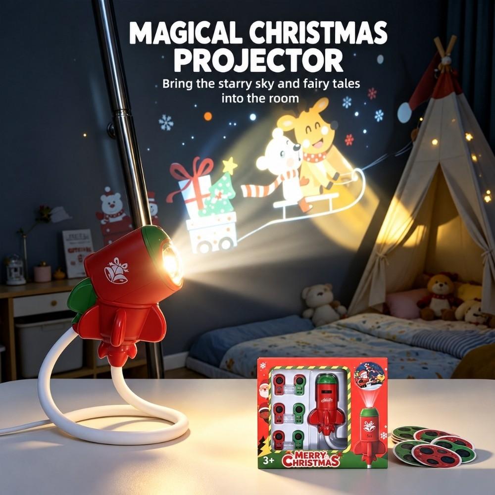 USB Plug-in Projection Night Light LED Projection Decorative Background Wall Light Christmas Party