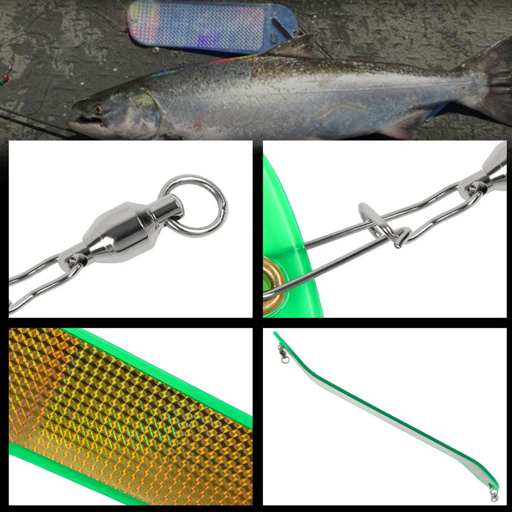 Рыбалка троллингом Погружная блесна-отвлекатель Лососевая рыбалка Флешер Приманка-отвлекатель для троллинга Аксессуары для лососевой рыбалки