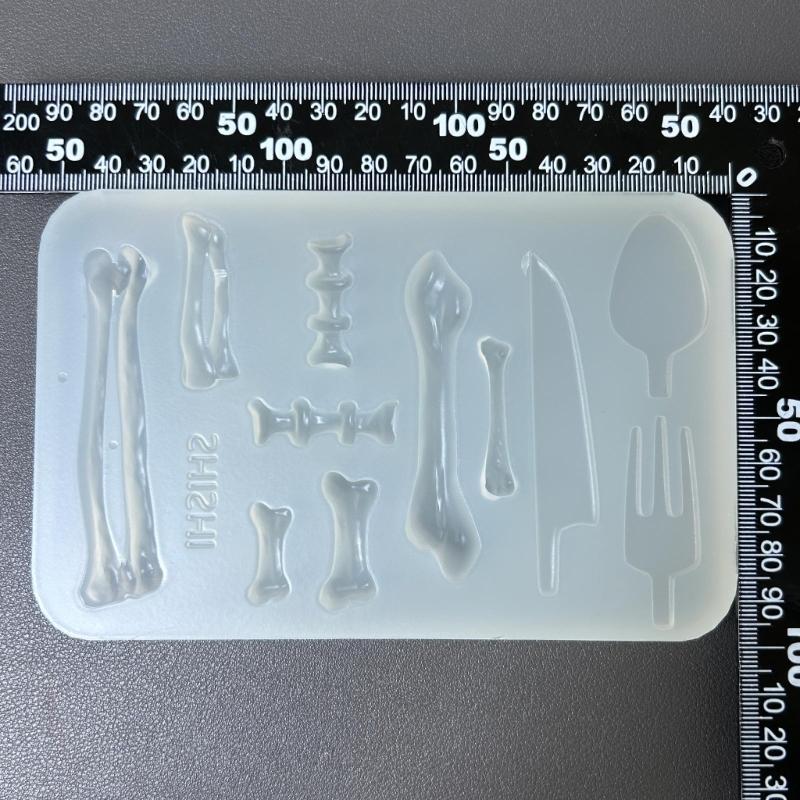 Multifuntional Silicone Baking Molds Bone Shape Flexible Kitchen Tool Silicone Candy Molds Silicone Texture for Candy