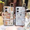 Back Cover Shockproof Phone Case For Infinix Hot50i/Smart9/X6531/X6532 Silicone Ring Anti-knock Waterproof Kickstand