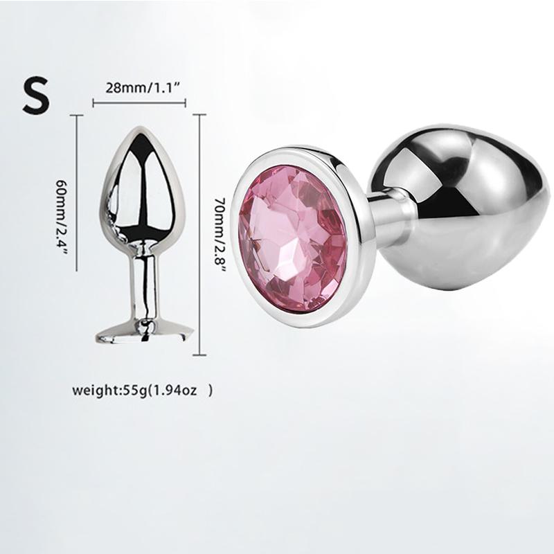Мини Анальная пробка Игрушки для взрослых Для мужчин Женщин Анальная пробка Металл Эротика Интимная Эротика Секс-игрушки Пары Товары для взрослых XXS XS SML
