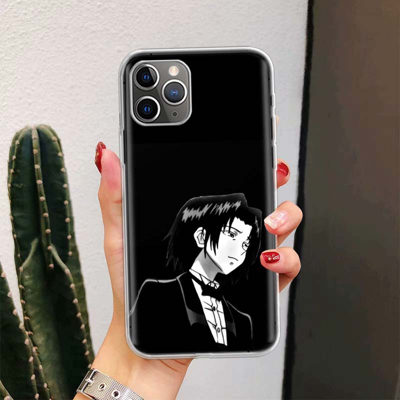 Черно-белый Hunter X Для iPhone 17 Air 16 15 14 Plus 13 Mini 12 11 Pro Max Чехол для телефона 16E 7 Печать 8 SE Fundas Чехол Мягкий Coque 1