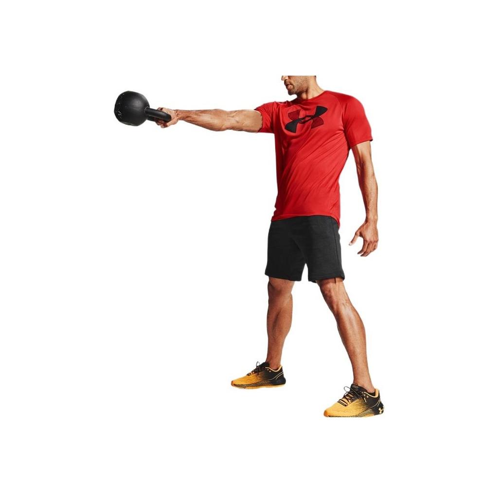 Under Armour Тренировочная футболка с логотипом, мужская футболка, красная 1357234-608