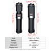 High-power digital display LED flashlight USB rechargeable flashlight Portable zoom Camping light 3 Lighting mode using high-str
