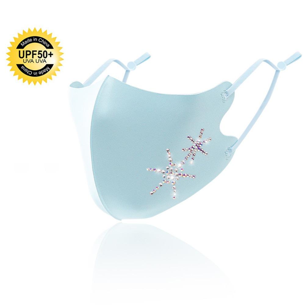 Дышащая маска из ледяного шелка, анти-УФ-защитная маска, горячая распродажа, вуаль для лица, подарок