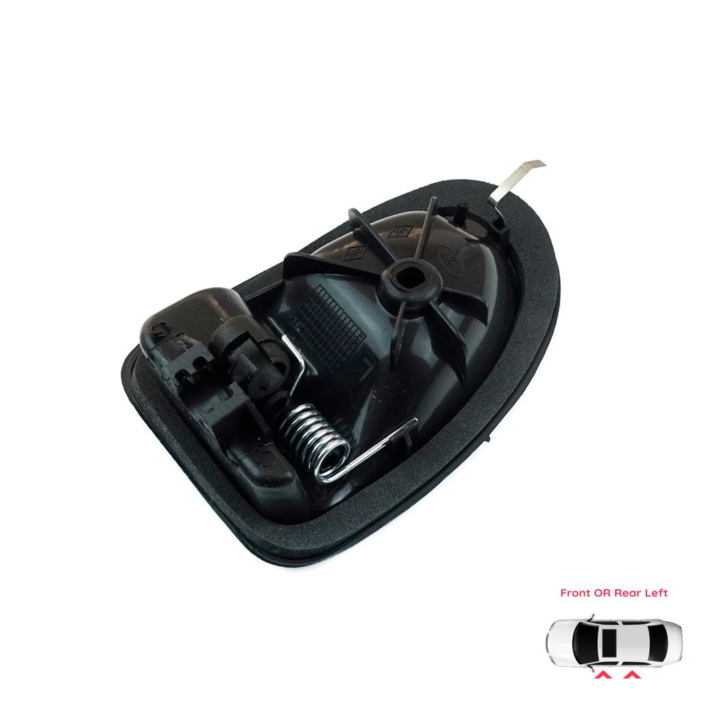 BDP102 Внутренняя ручка двери левая черная для Renault Clio Trafic Master 2 Scenic Megane Logan 1 Movano Vivaro A Primastar Daily 3 4 5