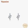Танциз стерлингового серебра 925 пробы циркон серьги серьги-капли для женщин подарки на свадьбу