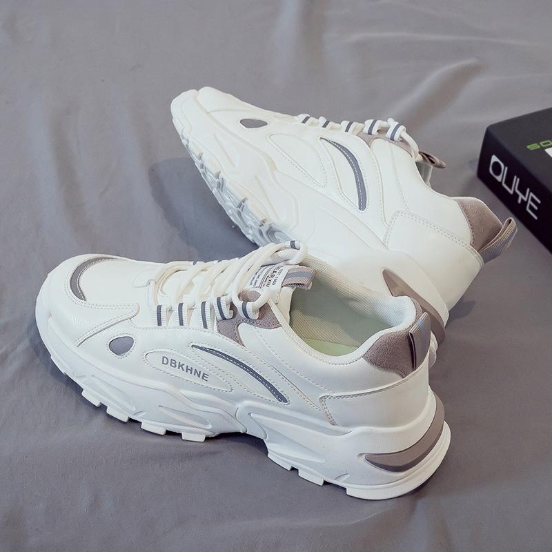 Весенние модные мужские повседневные спортивные туфли Dad Shoes 2024 года — универсальные кроссовки для сёрфинга с бархатной подкладкой для тепла.