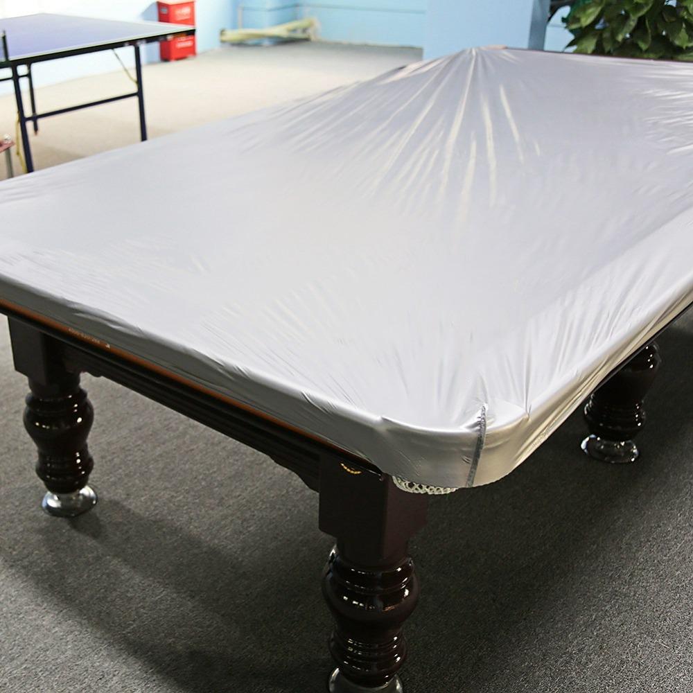 Silver Coated Pool Table Cover Black Shell Durable Billiard Table Cover Billiard Tables