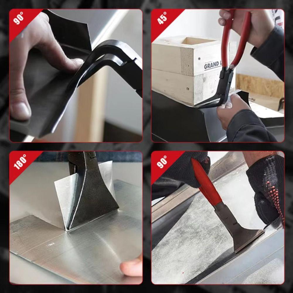 Multi-Angle Jaw Metal Sheet Bender Premium Carbon Steel Metal Shaping Tools Household Use