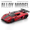 1:32 Koenigsegg ONE 1 Симуляция Сплав Литье под давлением Суперкар, Игрушечная гоночная машина для мальчиков, Коллекция моделей автомобилей, Украшение, Подарок
