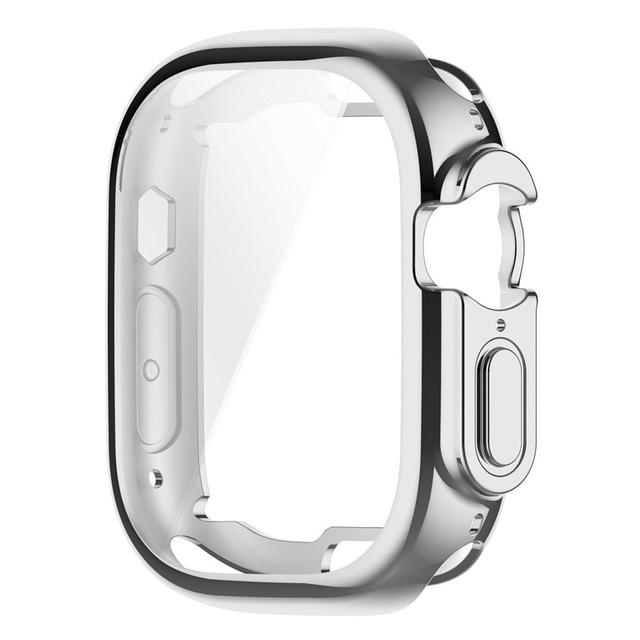 360 Полностью Мягкий Прозрачный Защитный Чехол для Apple Watch Ultra 49 мм TPU Защита Экрана Бампер для iWatch Series Ultra 2 49 мм Чехол