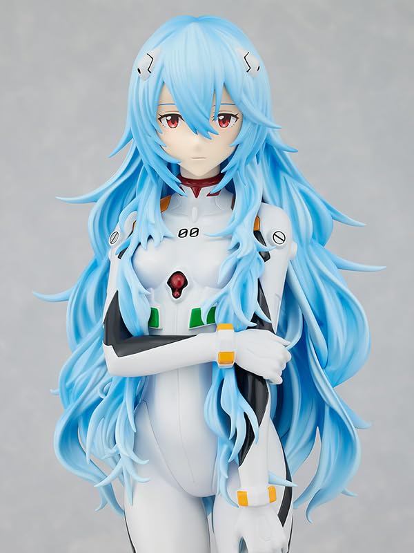 POP UP PARADE Rebuild of Evangelion Rei Ayanami Long Hair XL Size Plastic Painted Complete Figure Ver. Non-scale