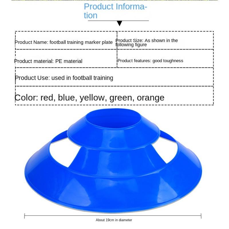 Качественная тарелка-знак для тренировок по футболу, ветрозащитный конус, устойчивый к давлению, маркерные диски, ведро, активное оборудование для тренировок по футболу