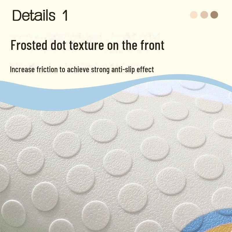 Противоскользящий коврик для ванной комнаты из ПВХ: Водонепроницаемый коврик для душа и ванны с присосками для безопасности