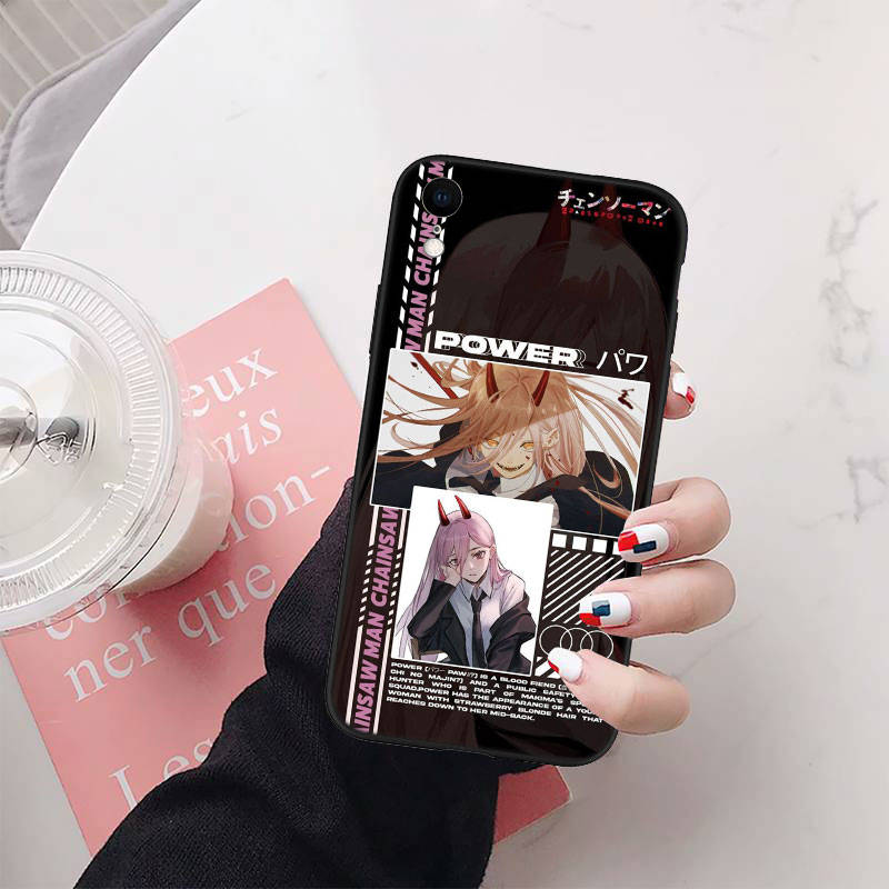 Чехол для телефона Chainsaw Man для iPhone 6 6s 7 8 11 12 13 14 15 XS Pro Max XR X SE Samsung S20 S21 S22 S23 S24 FE Ultra S8 S9 S10 Plus Lite S21S S10E