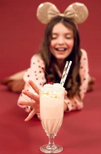 Set: Cups, Plates, Straws, Rose Gold