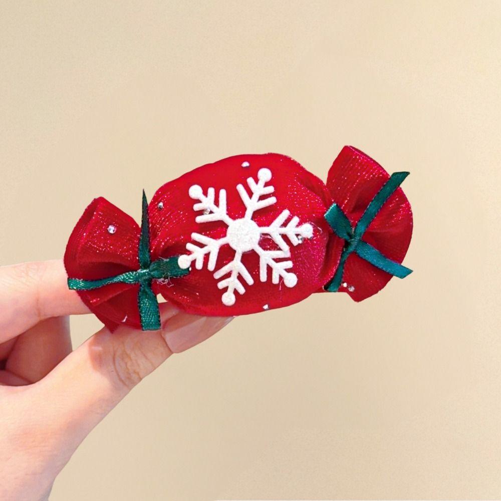 Lace Christmas Hat Hairpin Star Xmas Tree Headpiece Santa Hat Headwear Cute Toddler