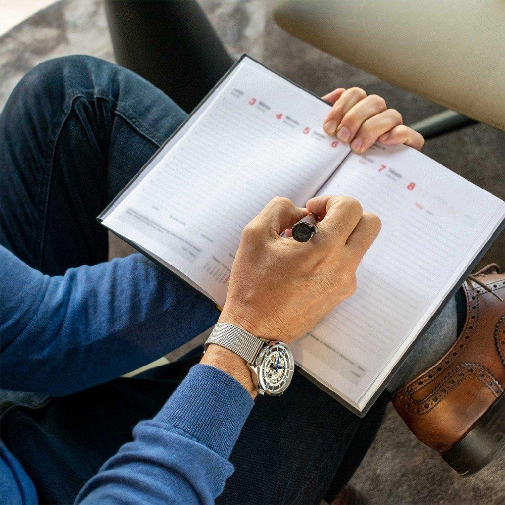 FESTINA F20534/1 Автоматические скелетонизированные мужские часы с сетчатым браслетом9