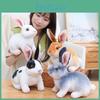 Креативная мультяшная плюшевая игрушка в виде кролика, фотодекорации, подставка, милая поза