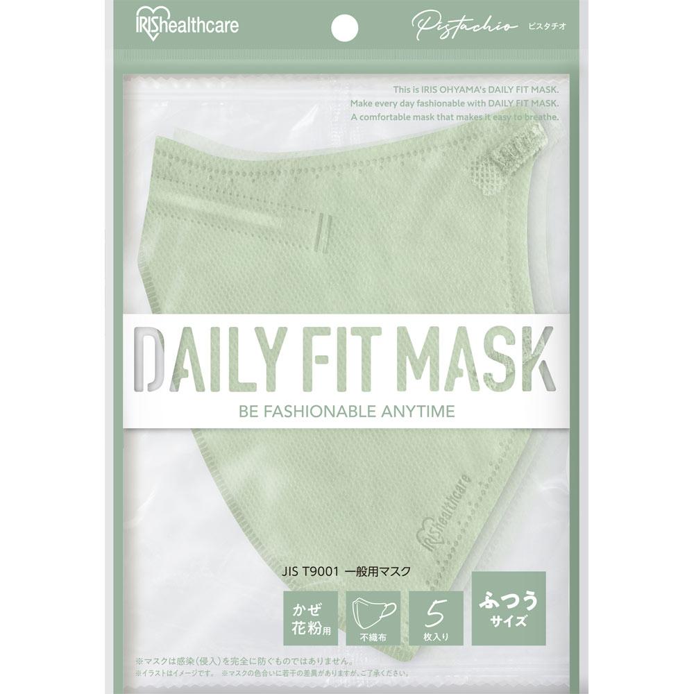 Маска 3D Iris Oyama DAILYFITMASK, обычная, фисташковая, 5 шт.. Тип 3D Холодные продукты (маски) Трехмерная форма сохраняет пространство вокруг