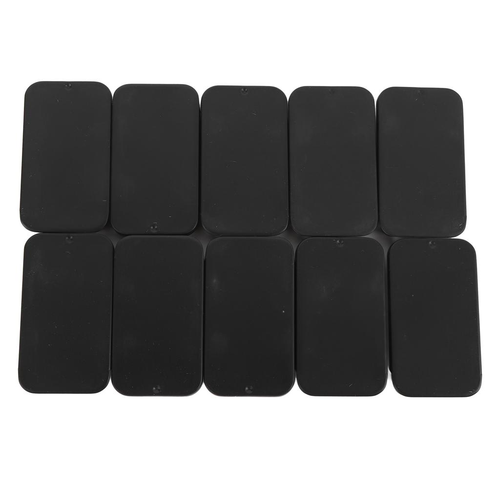10 Pcs Slide Top Metal Box Leakproof Portable Mini Sliding Metal Container for Lip Balm Candy Mints Beads