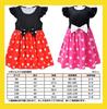 [Sai Sai] Minnie Mouse Dress, Polka Dot Print, Princess Style, Cute [Polka Dot Ribbon Dress], Stylish Minnie Mouse Dress, Kids' Clothing, Includes