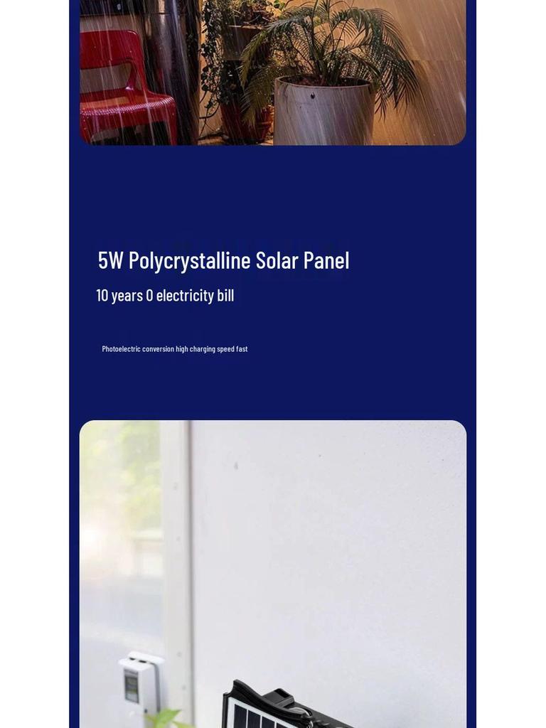 Waterproof Solar Garden Wall Light: Up/Down Outdoor Fence Decor