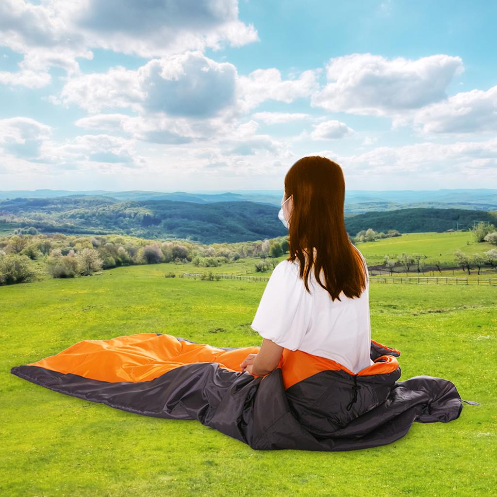 Lixada Спальный мешок для взрослых, мальчиков и девочек, 4-сезонный теплый спальный мешок для кемпинга, водонепроницаемый с