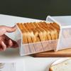1Pc Reusable Toast Bread Box With Lid And Drawer Clear Plastic Sandwich Pasta Storage Container For Kitchen Organization