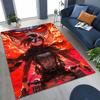 Anime Attack On Titan Eren Mikasa Cartoon Rug for Bedroom Living Room Sofa Home Doormat Decor,Kids Play Non-slip Floor Mat Gift
