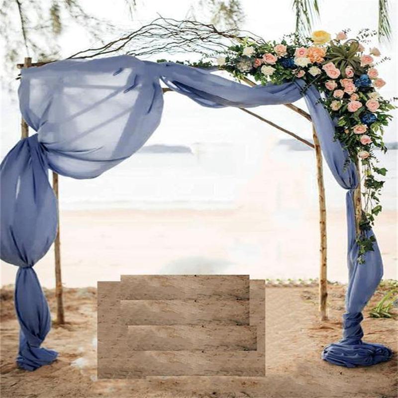 300/600 см шифоновая драпировка тюль занавес открытый свадебная арка фон декор Хэллоуин вечерние Декор событий вуаль реквизит для фотографий