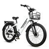 Электровелосипед Samebike RS-A01 Plus 750 Вт Мотор 48 В 14 Ач Аккумулятор 26*3,0 ” дюйма Толстые шины Заниженная рама Городской электровелосипед для поездок на работу