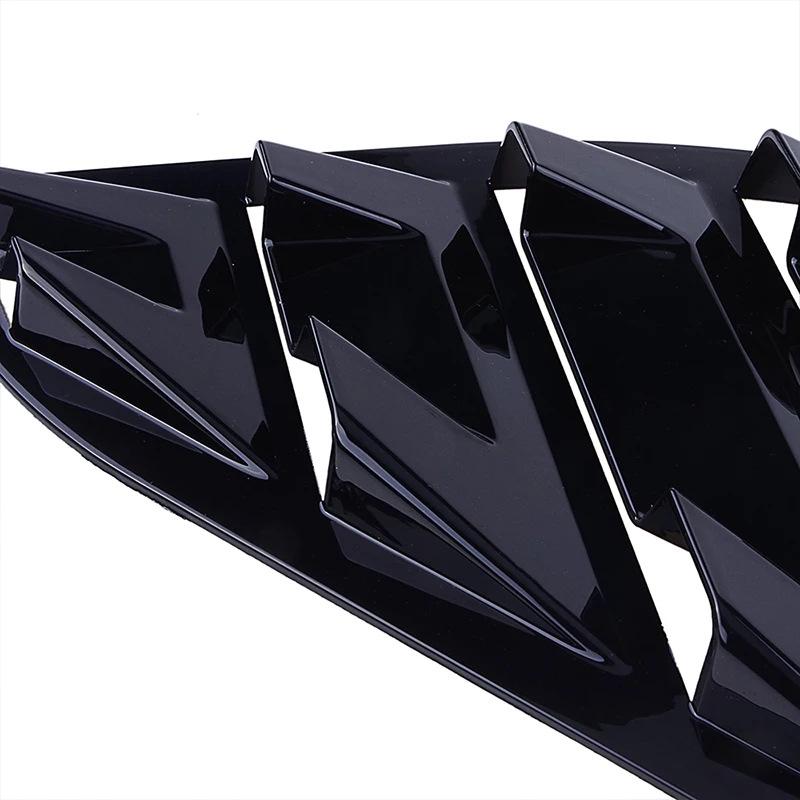 2018 Honda Accord Tenth Gen Carbon Fiber Rear Side Window Louvers - Adhesive Type