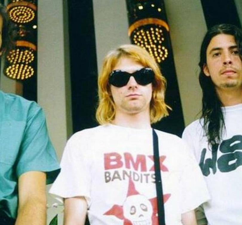 Футболка BMX Bandits, посвященная Курту Кобейну, в стиле гранж, унисекс.