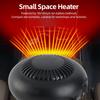 Electric Heater Fan Electric Space Heater Portable 2 Gear 18V Battery Powered 170W for Workshop