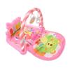 Toddler Infants Pink Cartoon Hot Air Balloon Animal Pattern Musical Light Gym Mat Baby Kick Piano