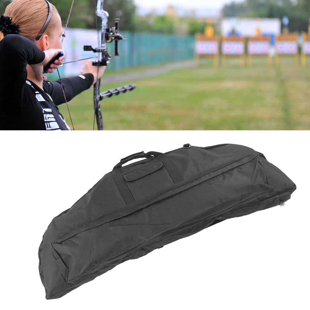 Compound Bow Bag Large Capacity Comfortable Grip Portable Bow Bag with for Outdoor 115cm