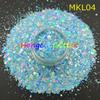 Bulk Holographic Macaroon Polyester Chunky Mixed Glitter  for Epoxy Resin Crafts Tumblers Christmas Decorations