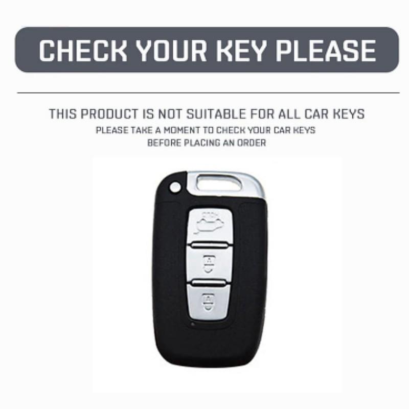 Кожаный чехол для дистанционного ключа автомобиля, брелок для Hyundai Sonata Solaris HB20 Veloster SR IX35 для KIA RIO K2 K3 Sportage, аксессуары