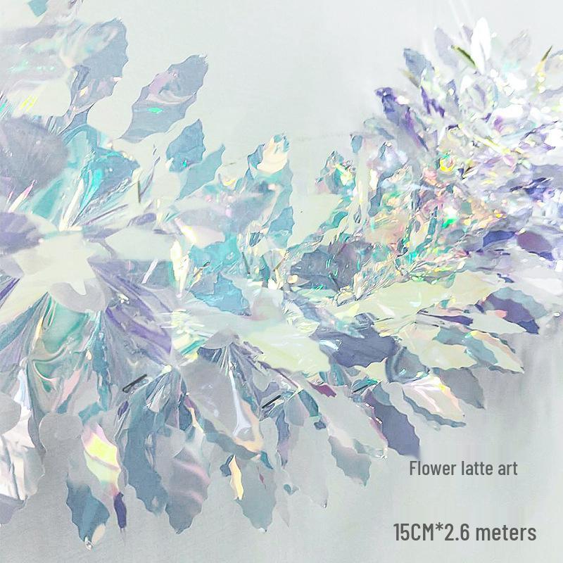 Iridescent Snowflake Honeycomb Ball Ornament - Colorful Christmas & Spring Decoration Prop