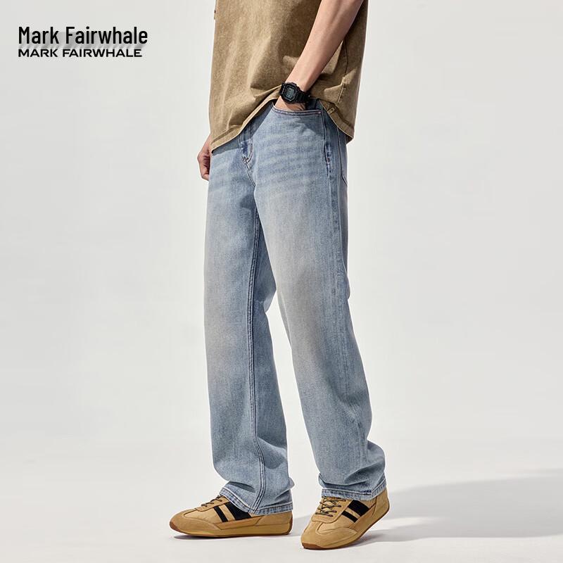 Mark Fairwhale Мужские свободные джинсы прямого кроя