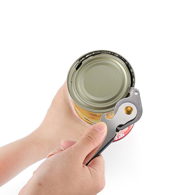 Manual Can Opener Stainless Steel Tin Opener Kitchen Can Piercer For Restaurant Home Camping Can Opener Bottle Opener