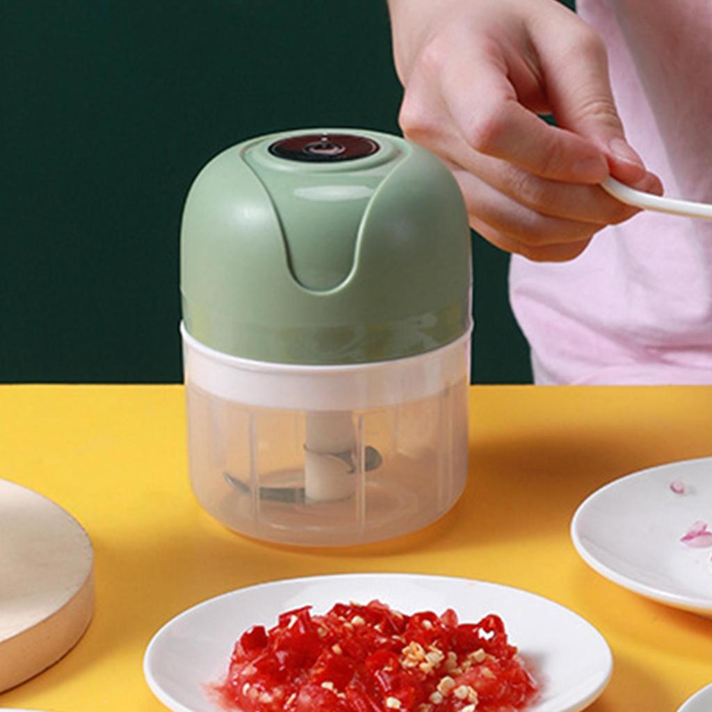 Electric Garlic Chopper Herbs Fruits Masher Food Blender Nuts Meat Processor