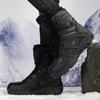 Fashion New Warm Plush Men's Snow Boots High Top Men's Boots Outdoor Combat Boots Non-Slip Thick Bottom Ankle Boots Winter Men's Shoes