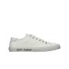 Malibu Sneakers In Canvas And Smooth Leather Optic White