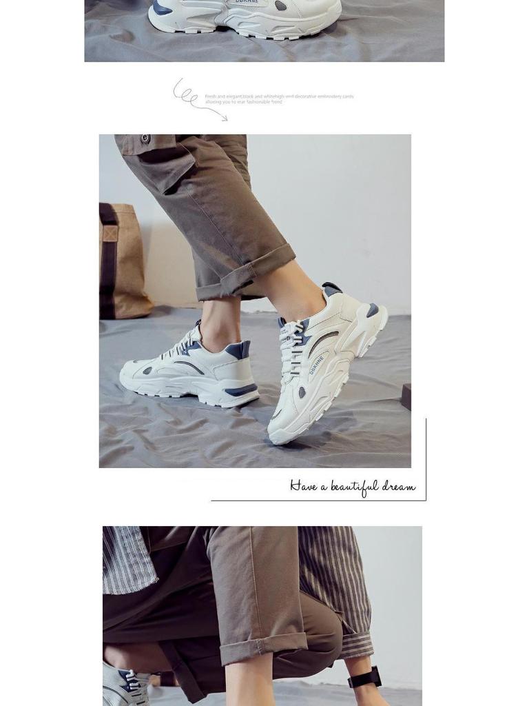 Весенние модные мужские повседневные спортивные туфли Dad Shoes 2024 года — универсальные кроссовки для сёрфинга с бархатной подкладкой для тепла.