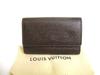 Authentic LOUIS VUITTON Dark Brown Taiga Leather Multicles 6 Key Cases #a650  Refurbished