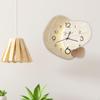 Wall Clock Decorative Creative Festival Gift Modern Nordic Style Mute for Classroom