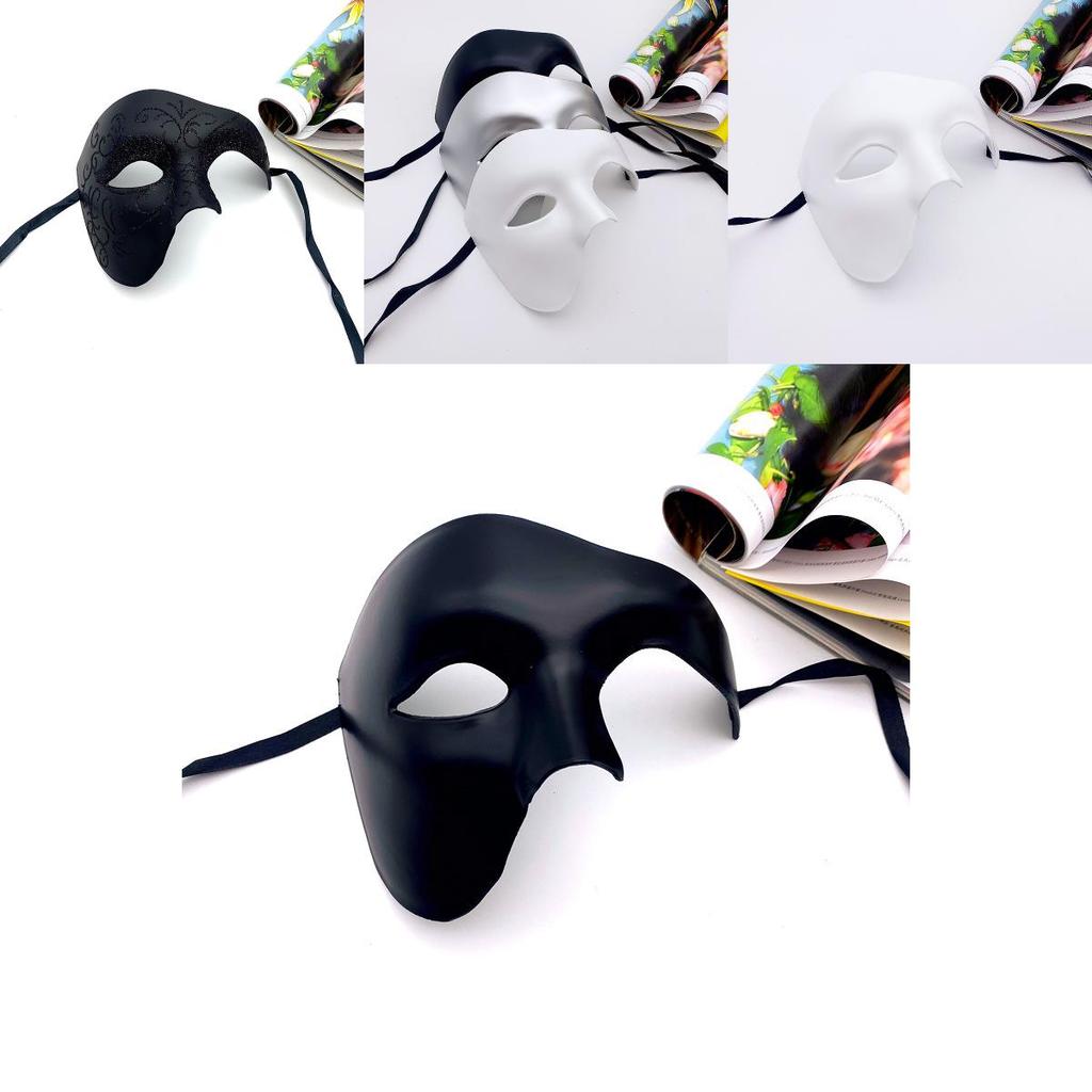 Vintage Phantom Of The Opera Mask With Retro Style For Cosplay And Themed Events